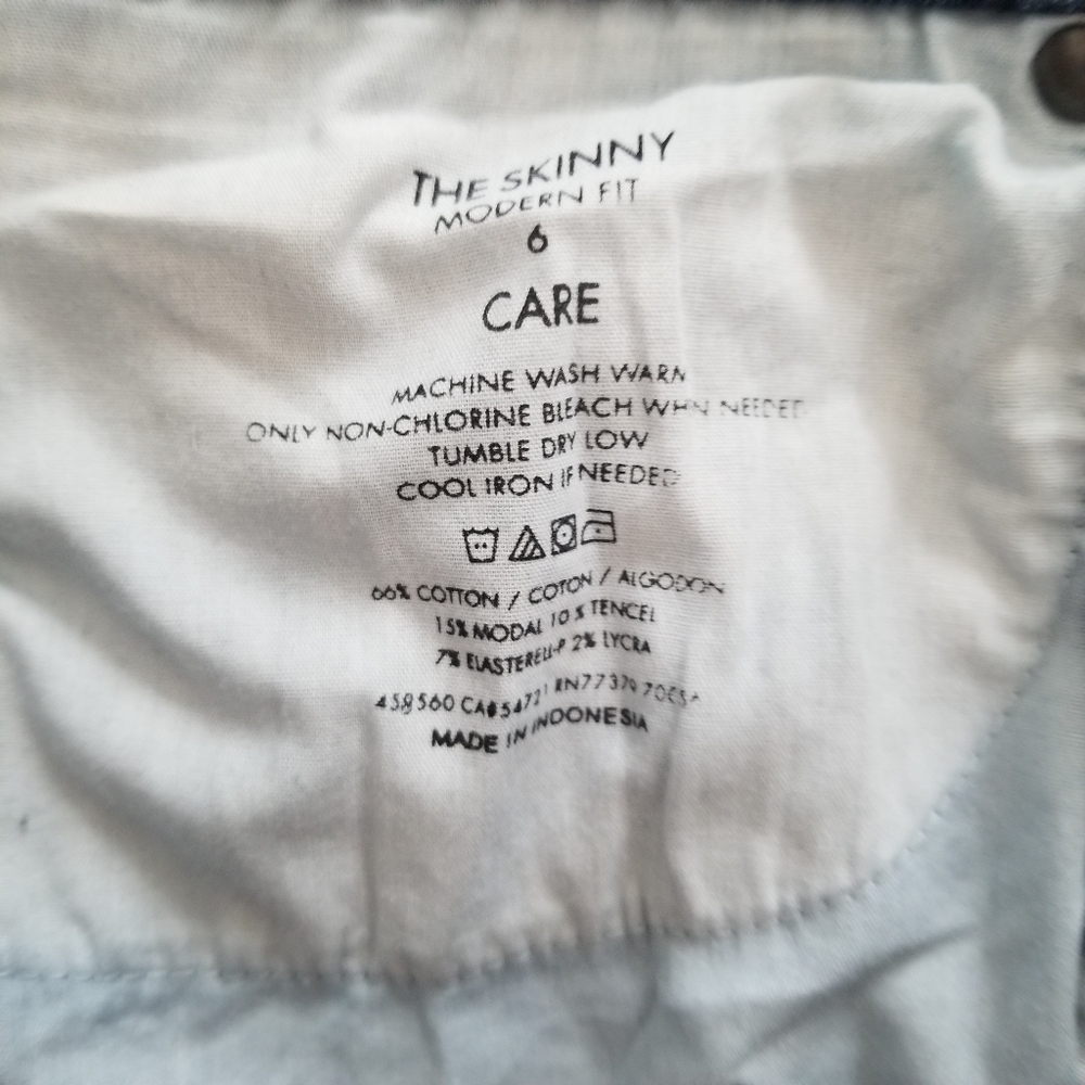 Ann Taylor women's skinny jeans size 6 - Picture 4 of 5